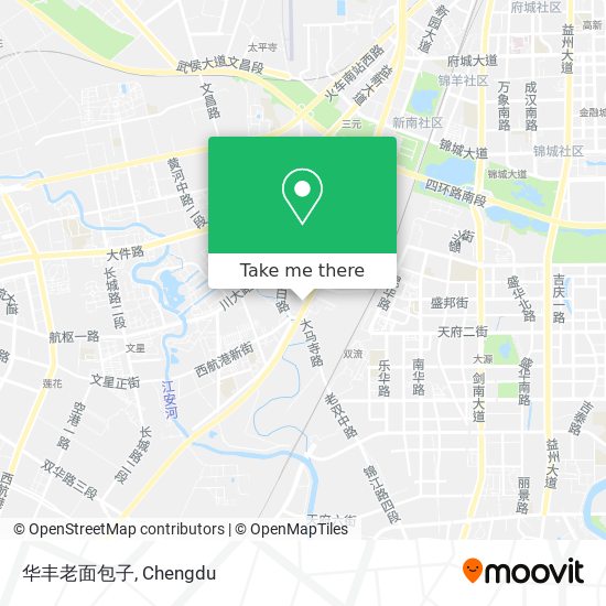 华丰老面包子 map