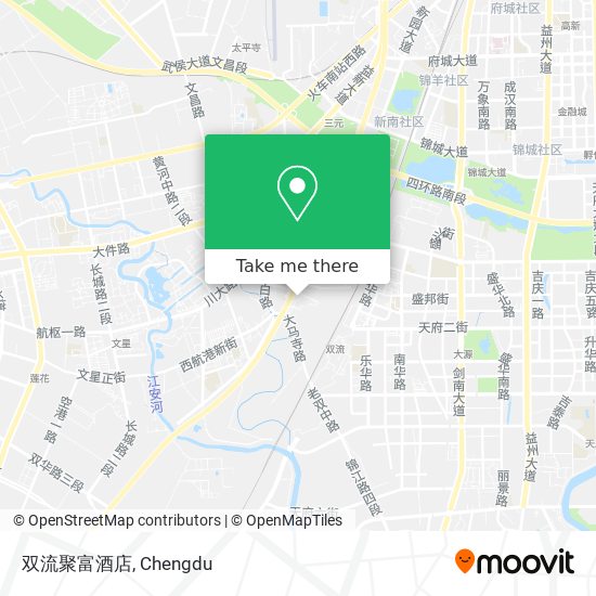 双流聚富酒店 map