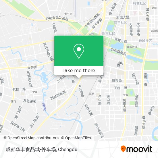 成都华丰食品城-停车场 map
