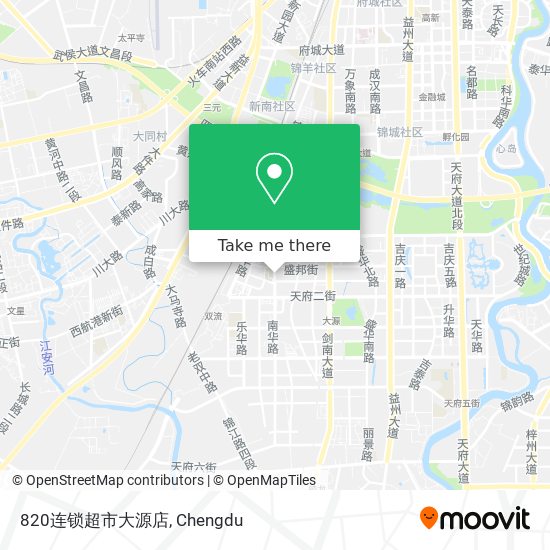 820连锁超市大源店 map