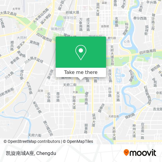 凯旋南城A座 map