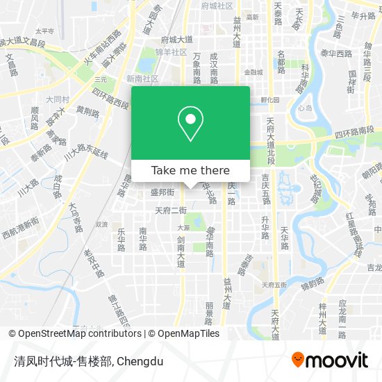 清凤时代城-售楼部 map