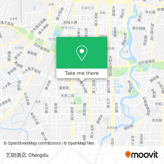 艺朗酒店 map