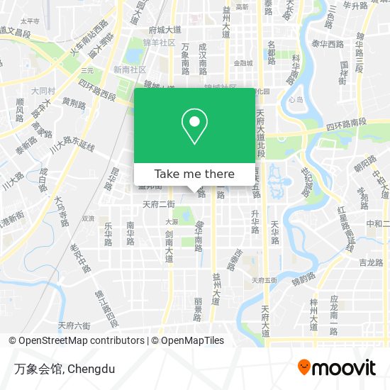 万象会馆 map
