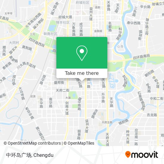 中环岛广场 map