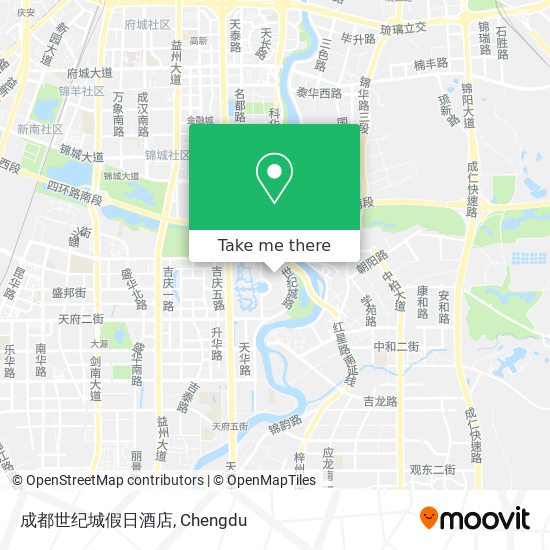 成都世纪城假日酒店 map