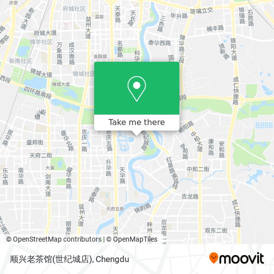 顺兴老茶馆(世纪城店) map