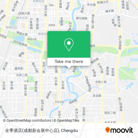 全季酒店(成都新会展中心店) map