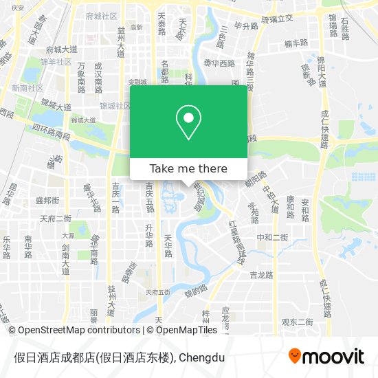 假日酒店成都店(假日酒店东楼) map