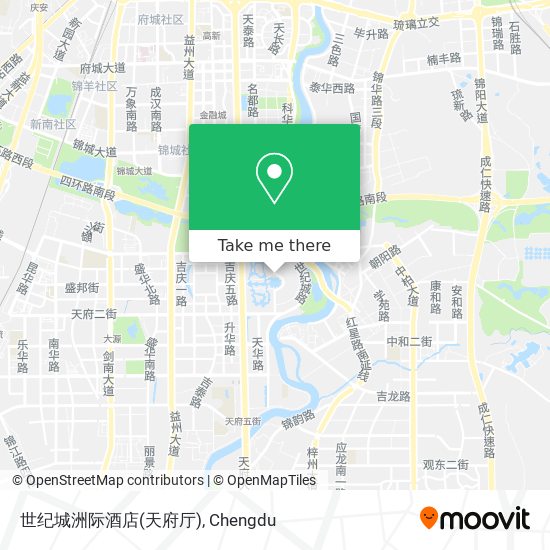世纪城洲际酒店(天府厅) map