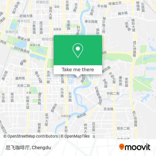 思飞咖啡厅 map