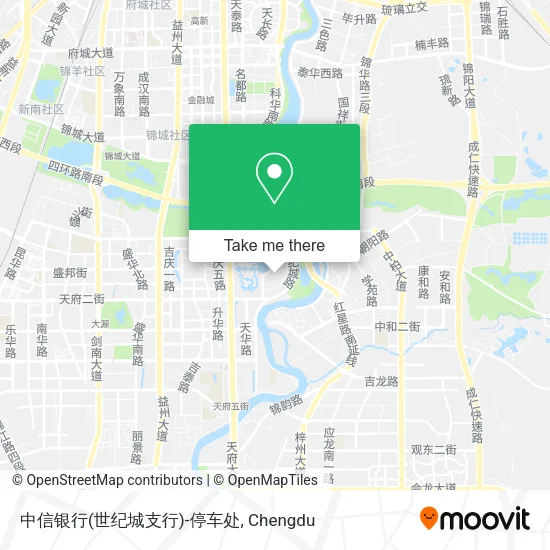 中信银行(世纪城支行)-停车处 map