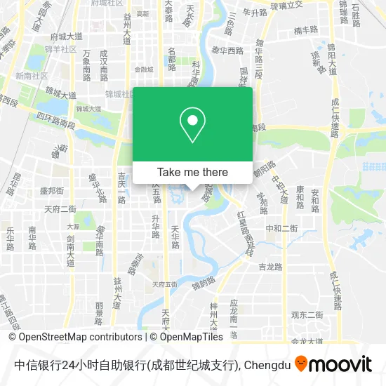 中信银行24小时自助银行(成都世纪城支行) map