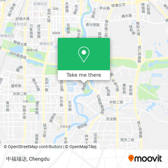 中福瑞达 map