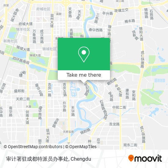 审计署驻成都特派员办事处 map