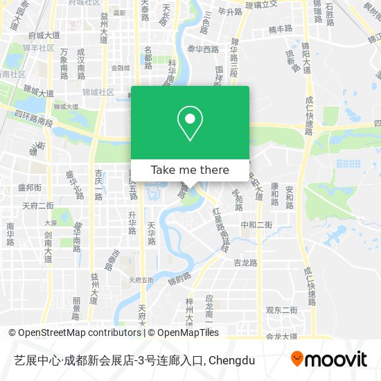 艺展中心·成都新会展店-3号连廊入口 map