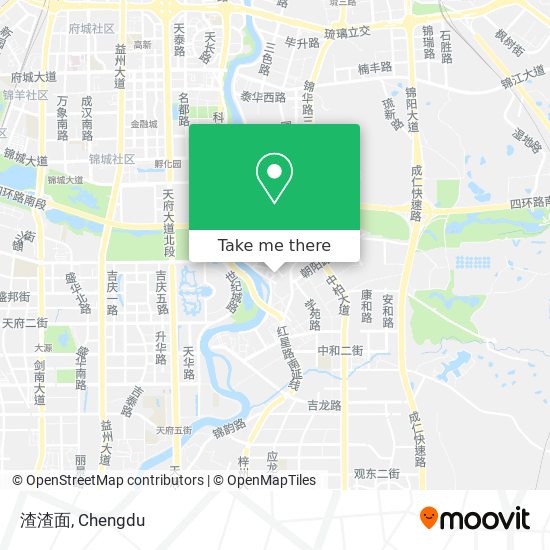 渣渣面 map