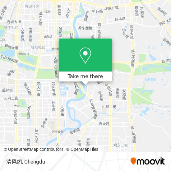 清风阁 map