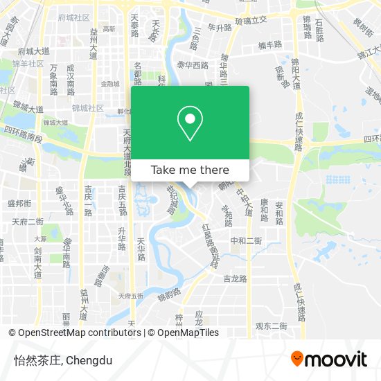 怡然茶庄 map