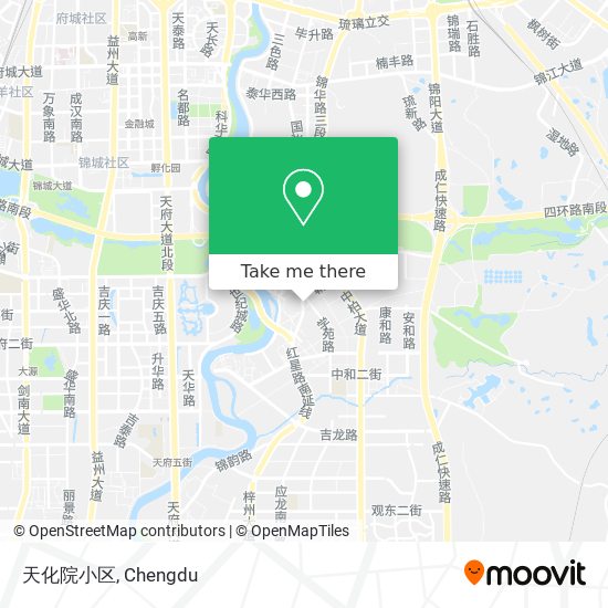 天化院小区 map