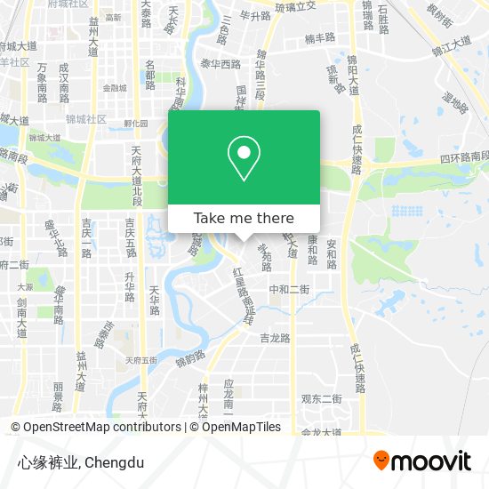 心缘裤业 map