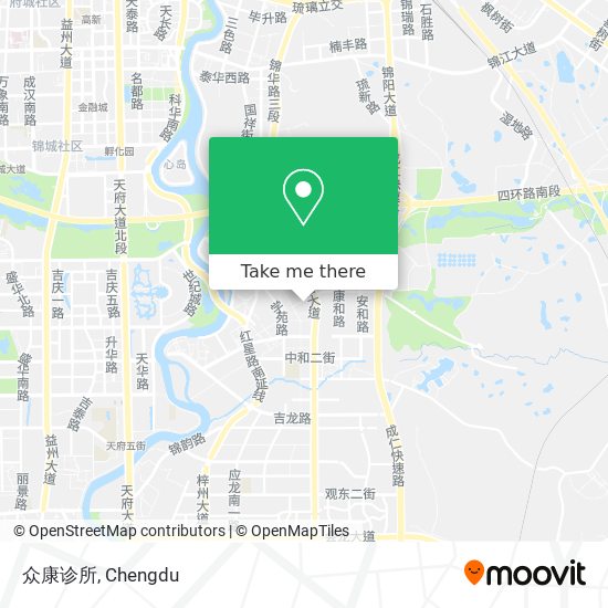众康诊所 map