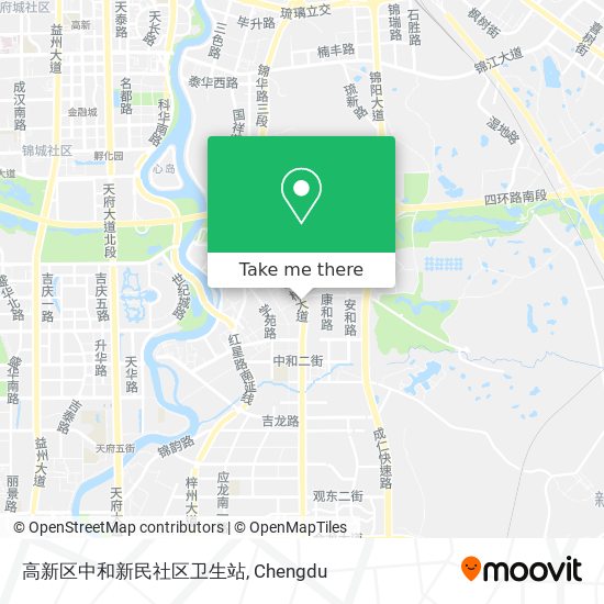 高新区中和新民社区卫生站 map