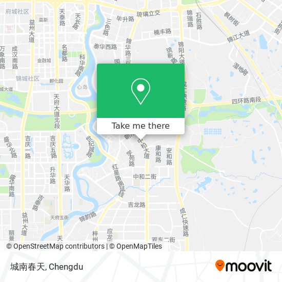 城南春天 map
