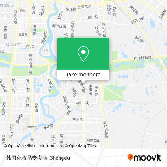 韩国化妆品专卖店 map