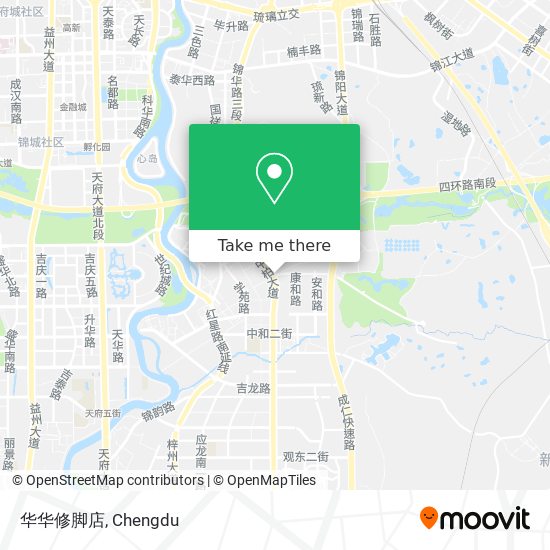 华华修脚店 map