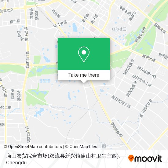 庙山农贸综合市场(双流县新兴镇庙山村卫生室西) map