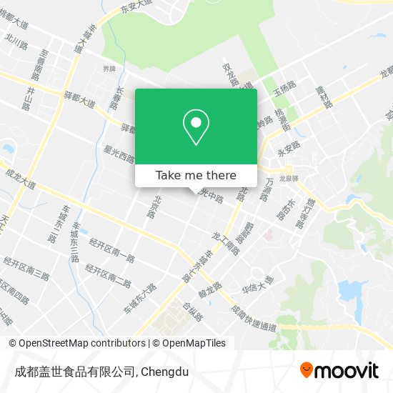 成都盖世食品有限公司 map