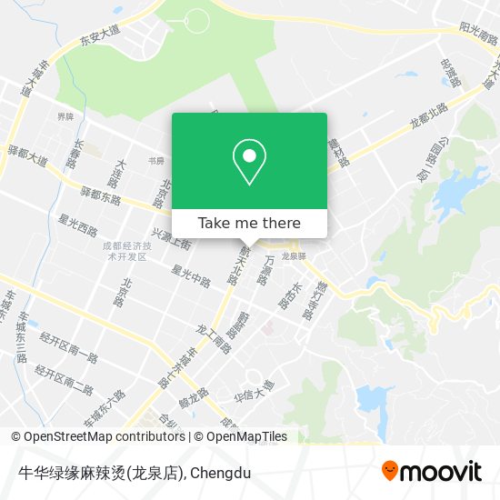 牛华绿缘麻辣烫(龙泉店) map
