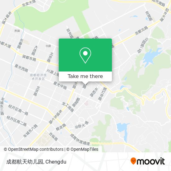 成都航天幼儿园 map