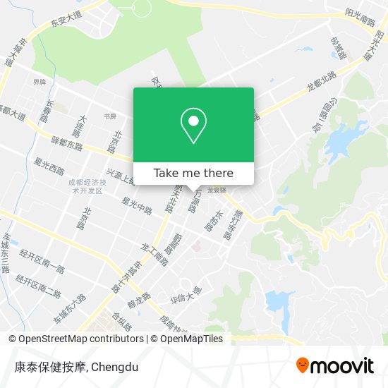 康泰保健按摩 map