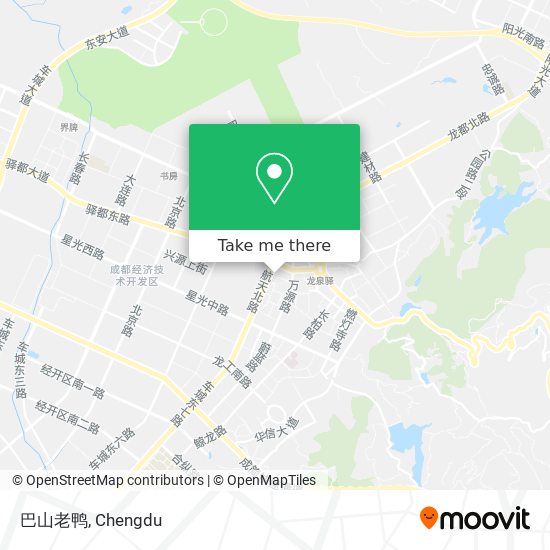巴山老鸭 map