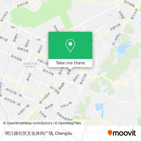 明江路社区文化休闲广场 map