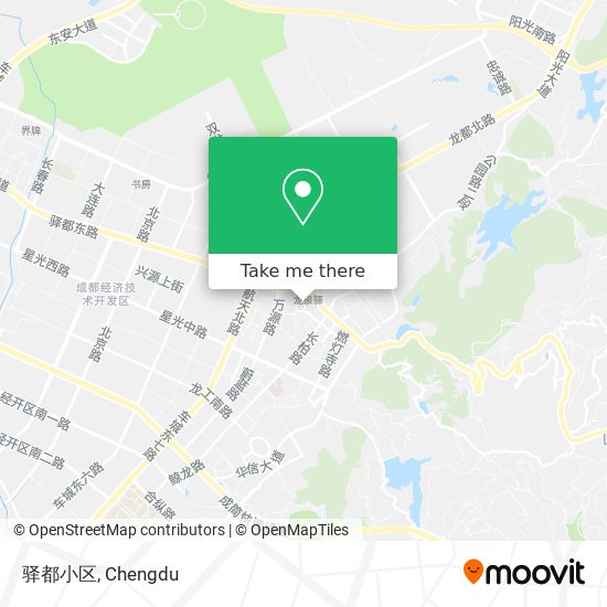 驿都小区 map