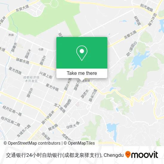 交通银行24小时自助银行(成都龙泉驿支行) map
