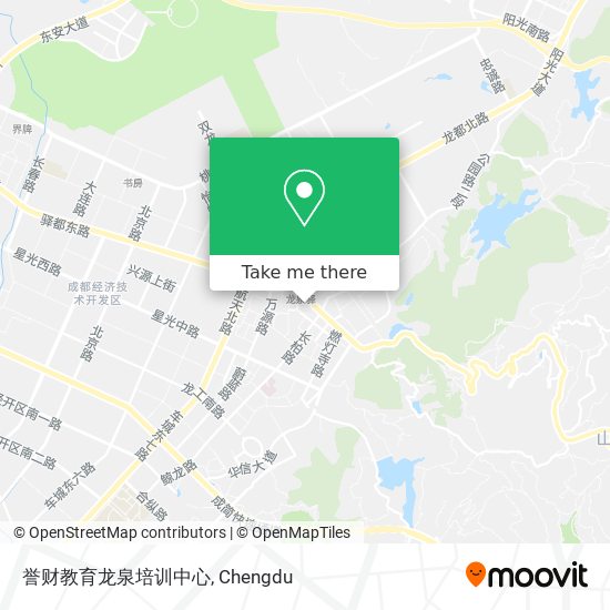 誉财教育龙泉培训中心 map