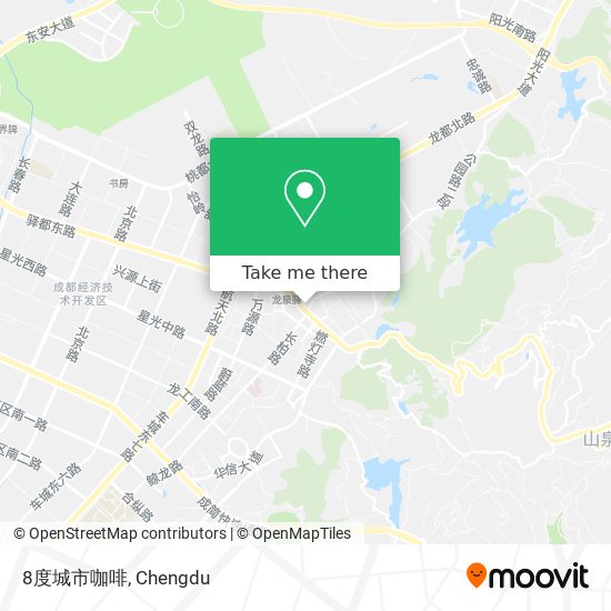 8度城市咖啡 map
