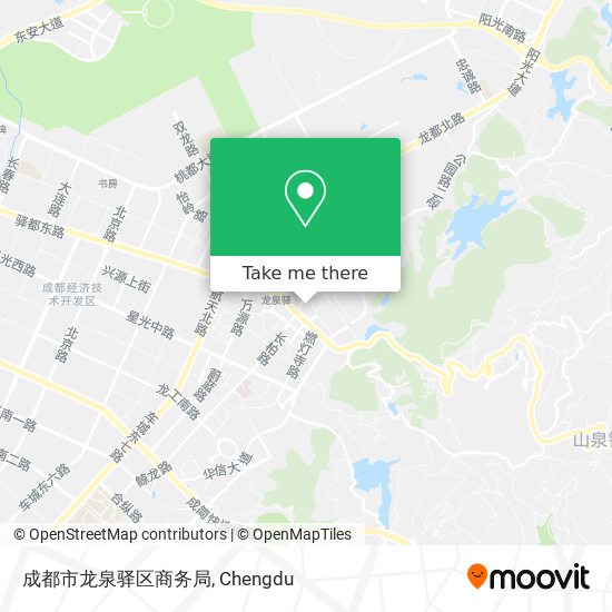 成都市龙泉驿区商务局 map