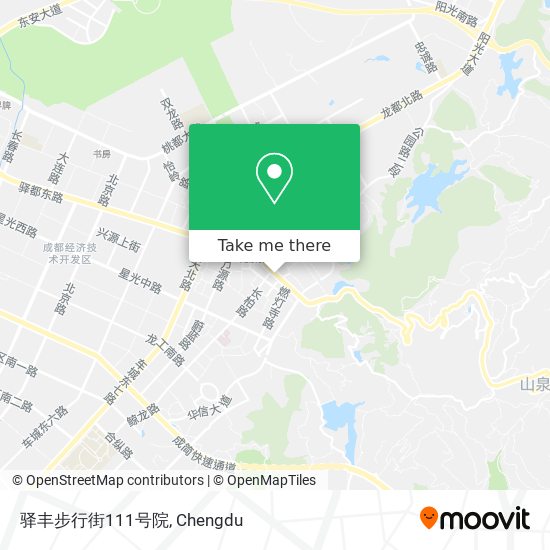 驿丰步行街111号院 map
