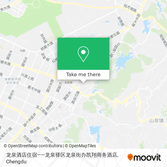龙泉酒店住宿——龙泉驿区龙泉街办凯翔商务酒店 map