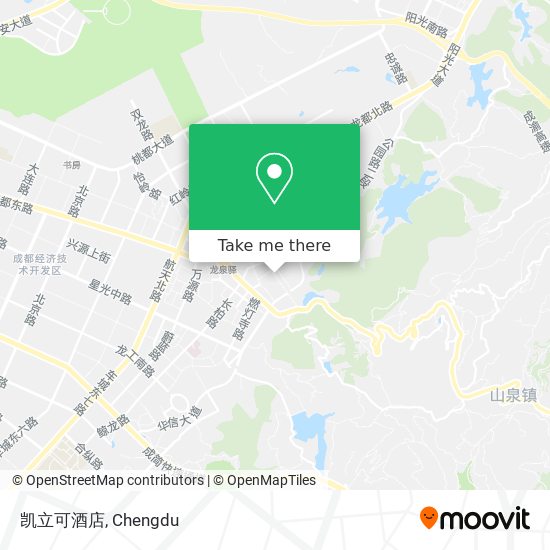 凯立可酒店 map