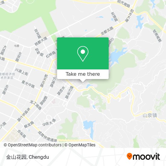 金山花园 map