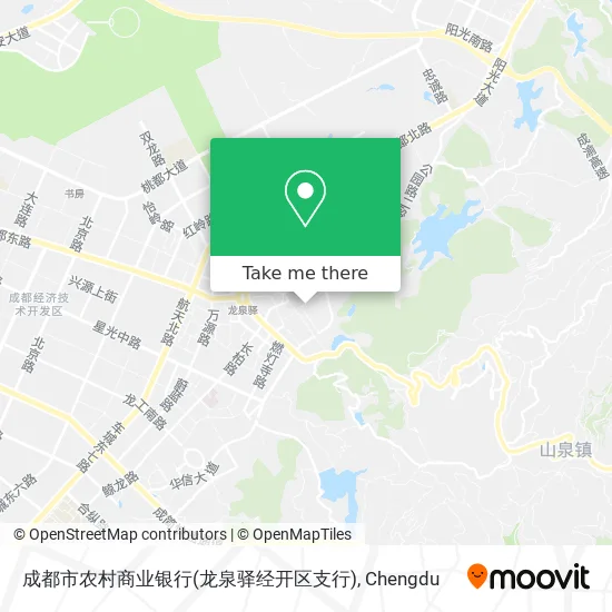成都市农村商业银行(龙泉驿经开区支行) map