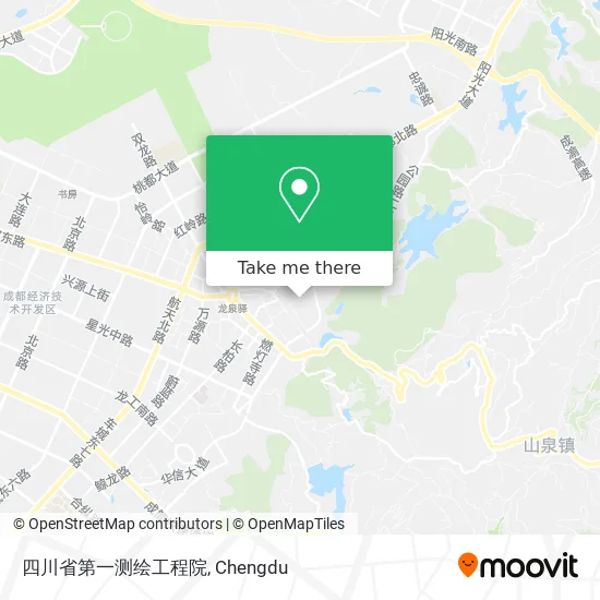 四川省第一测绘工程院 map