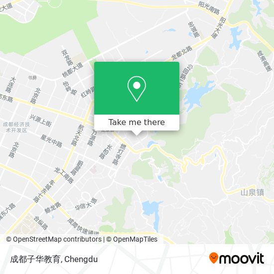 成都子华教育 map