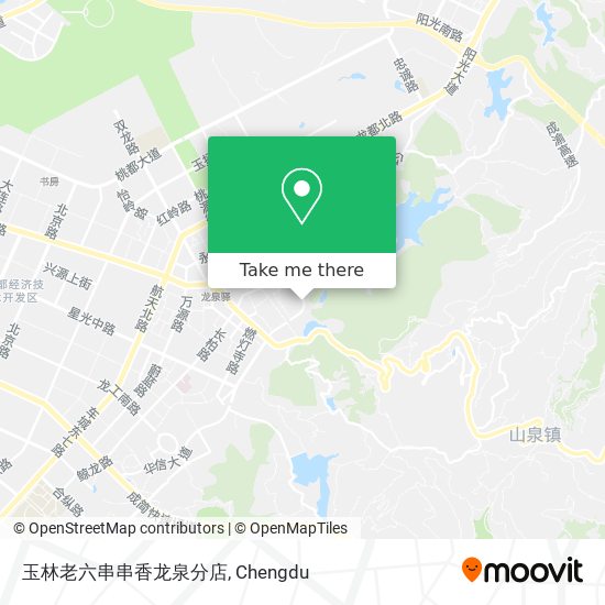 玉林老六串串香龙泉分店 map